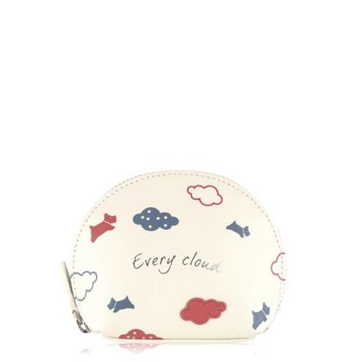 Ivory 'Every Cloud' small coin purse